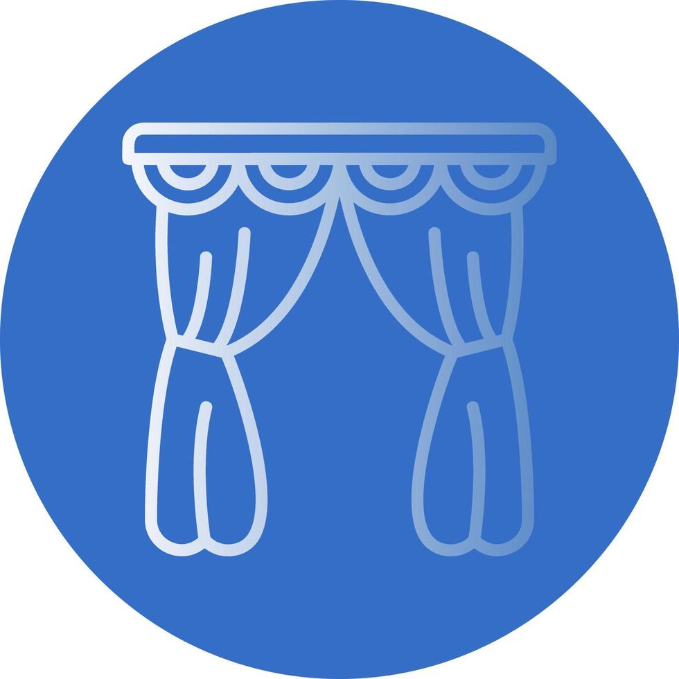 Curtain Vector Icon Design