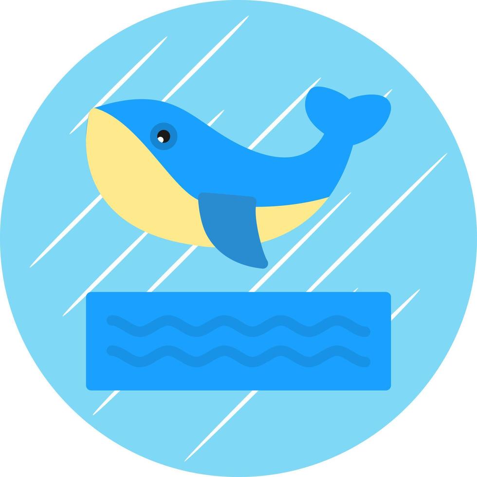 Whale Vector Icon Design