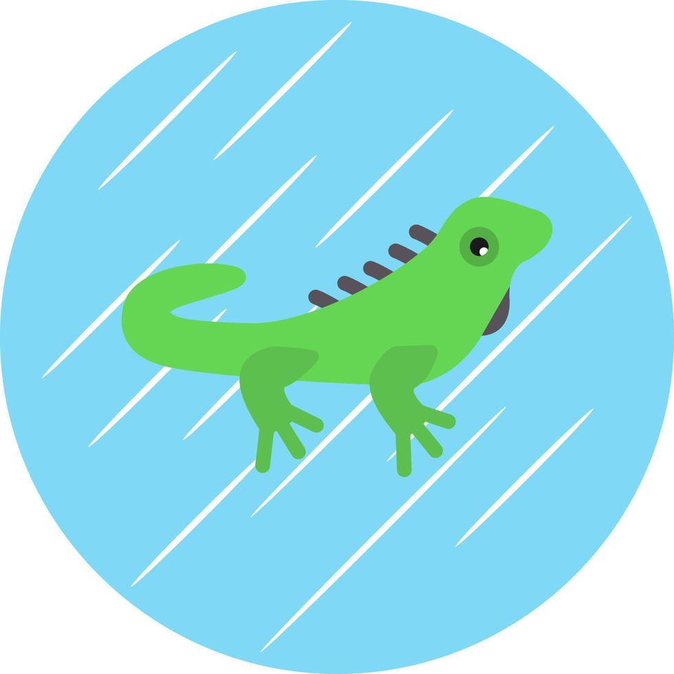 Iguana Vector Icon Design