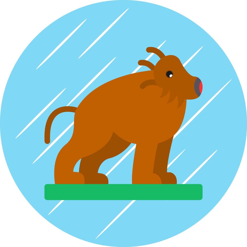 Orangutan Vector Icon Design