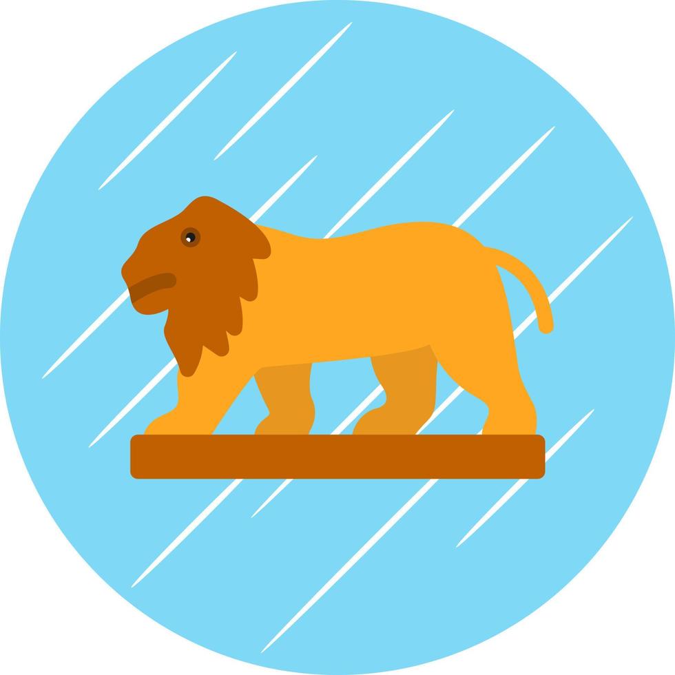 diseño de icono de vector de león