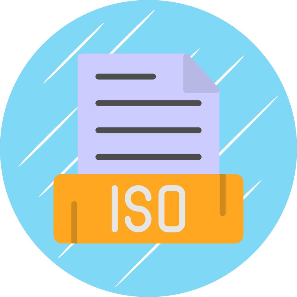 diseño de icono de vector iso