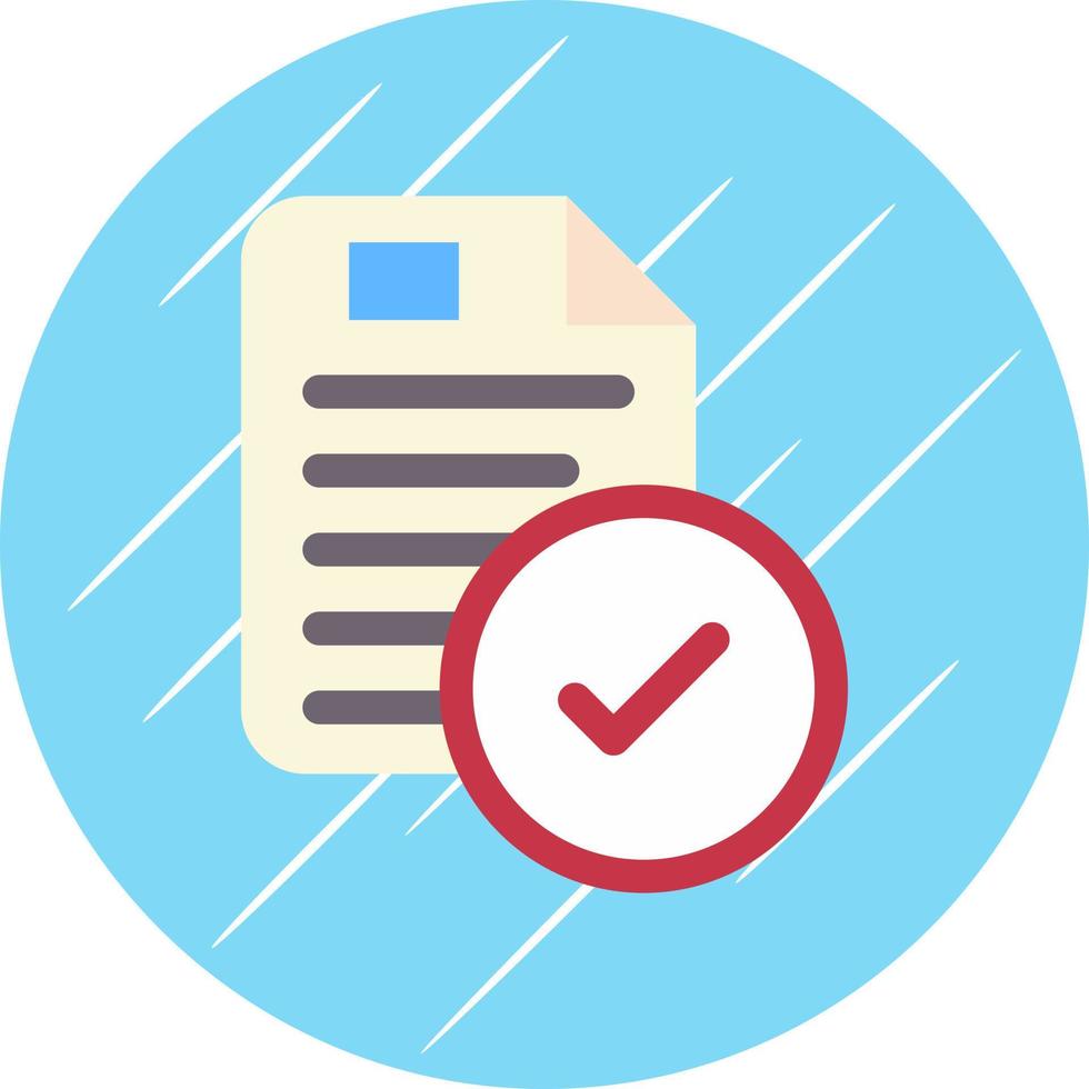 Verification Vector Icon Design