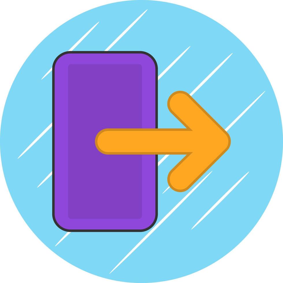 Exit Vector Icon Design