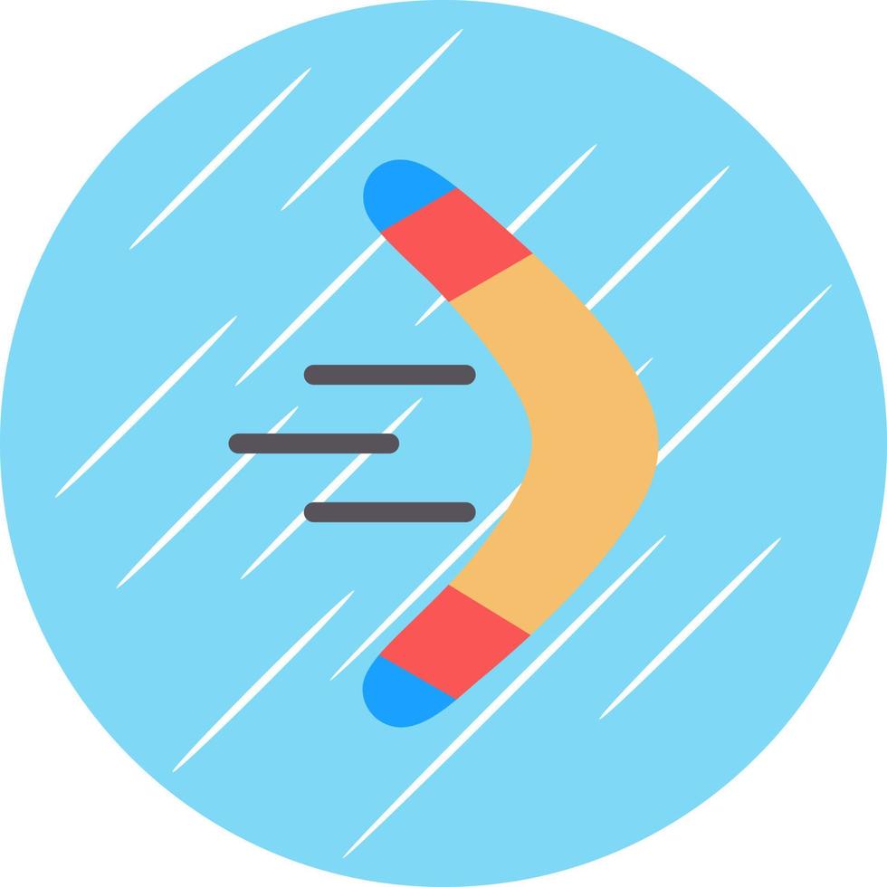 Boomerang Vector Icon Design