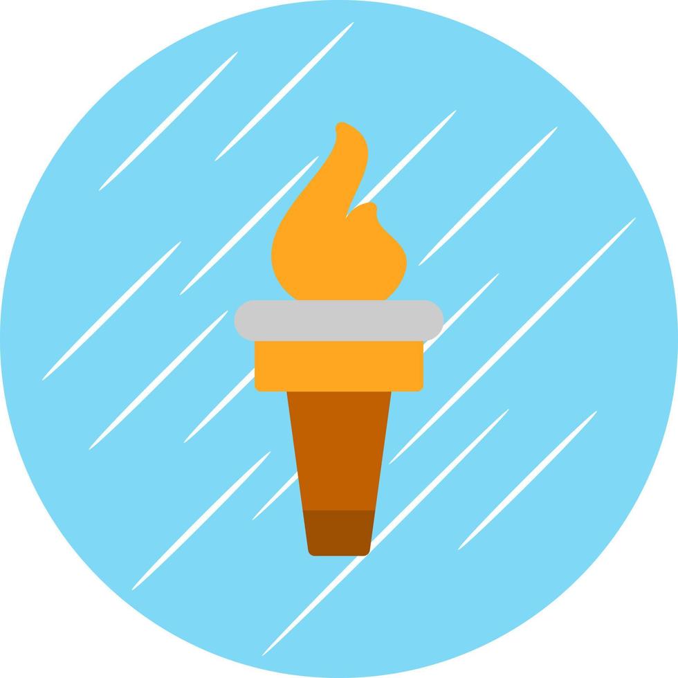 Torch Vector Icon Design