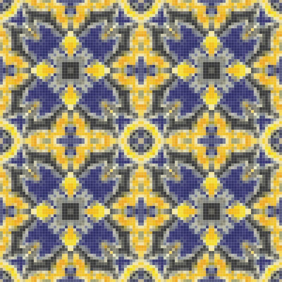 Arábica modelo fondo, islámico ornamento, Arábica loseta o Arábica zellij, tradicional mosaico. vector