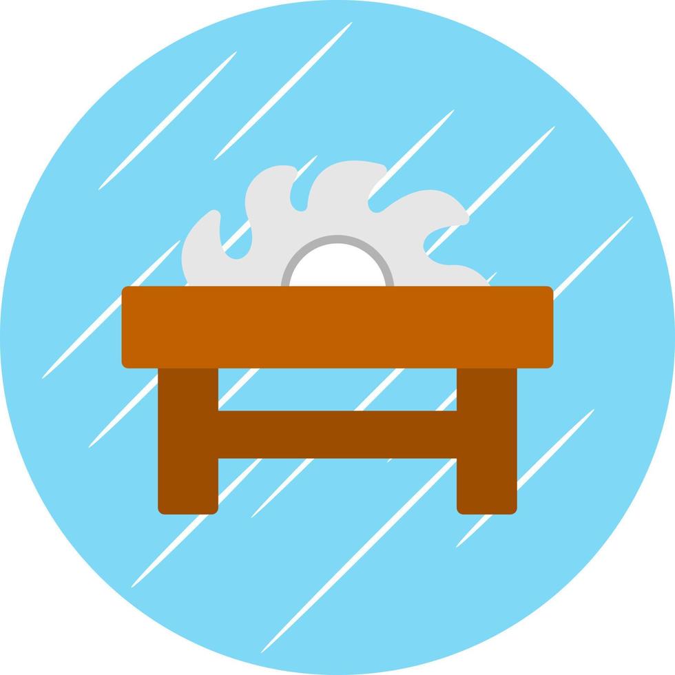 Table Saw Vector Icon Design