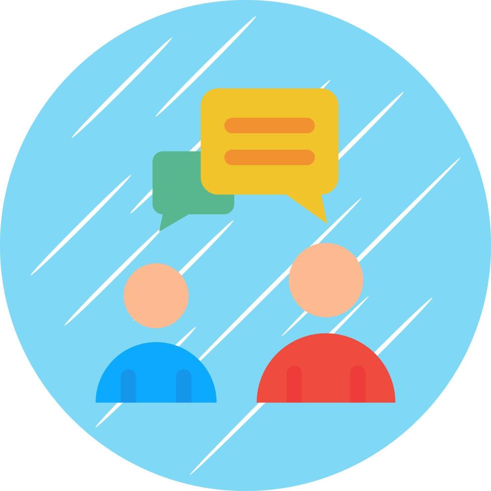 diseño de icono de vector de conversación