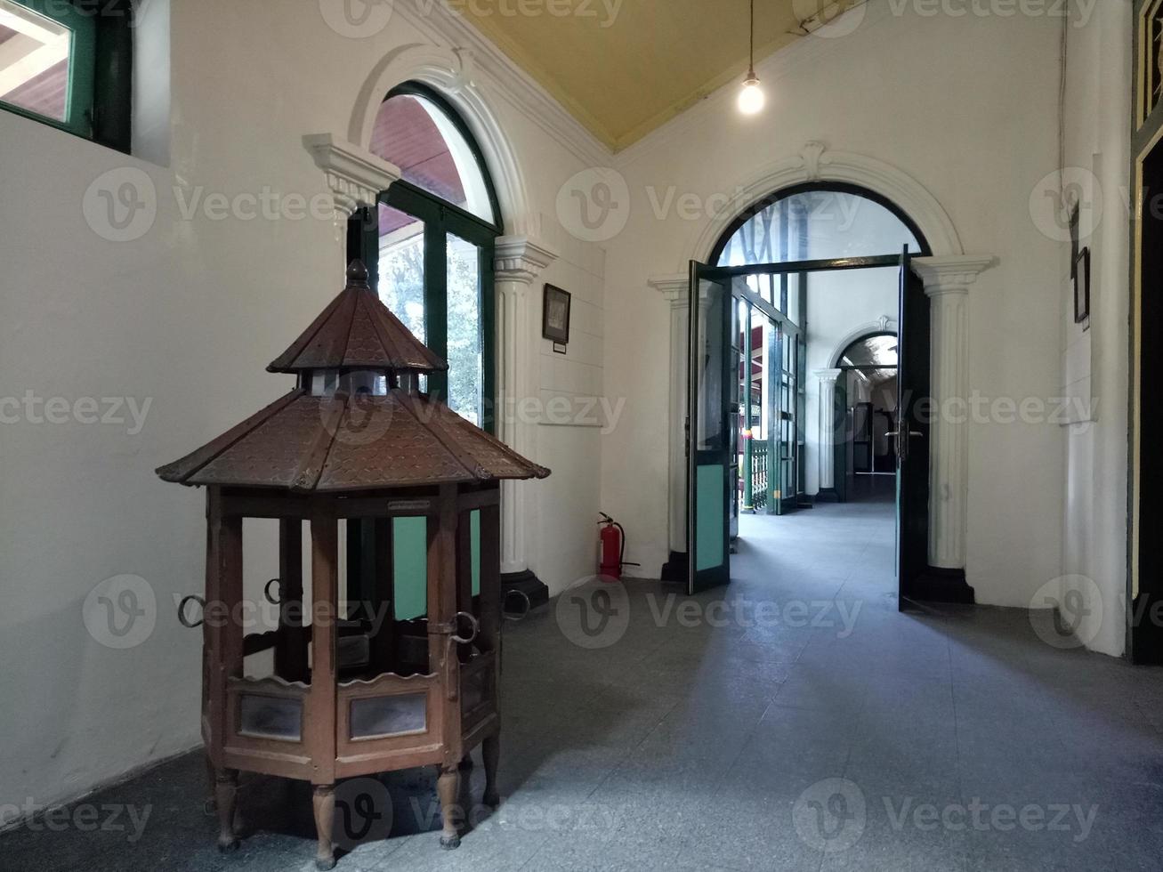 interior of the house in the old building photo