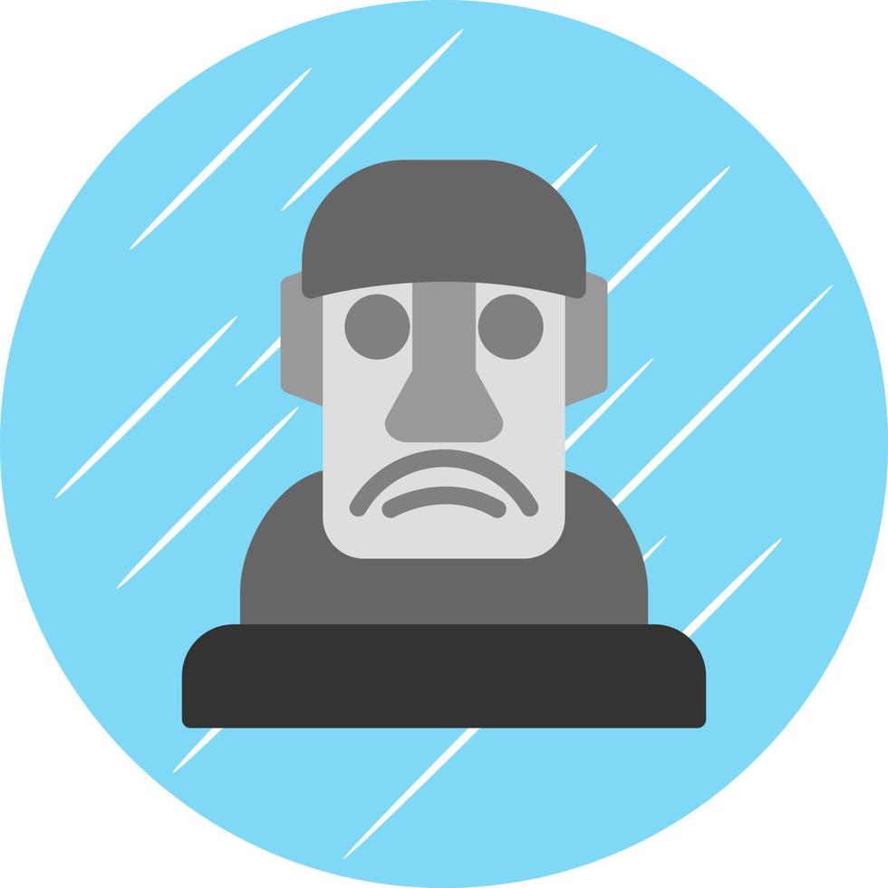 Moai Vector Icon Design