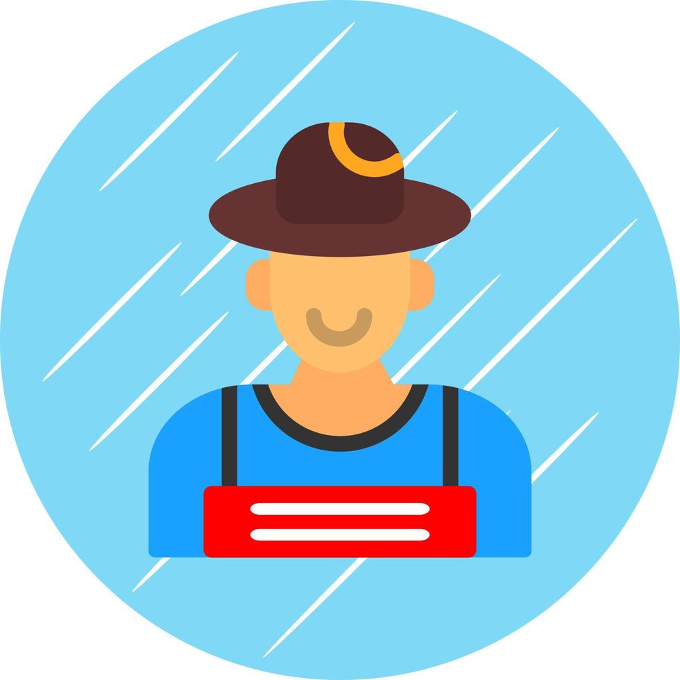 Farmer Vector Icon Design