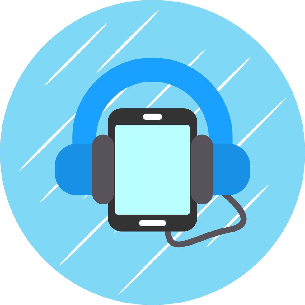 diseño de icono de vector de guía de audio