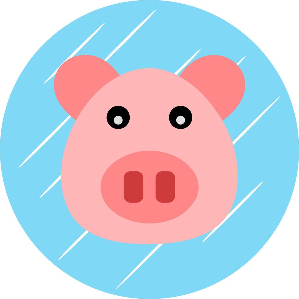 Pig Vector Icon Design