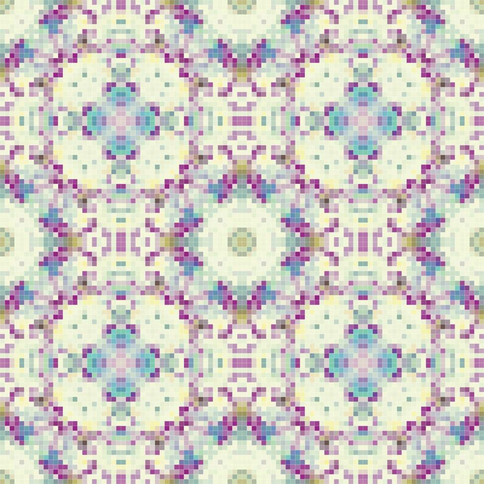 Seamless background pattern. Embroidery on fabric. Patchwork texture. Weaving. Traditional ornament. Tribal motif. Textile rapport. vector