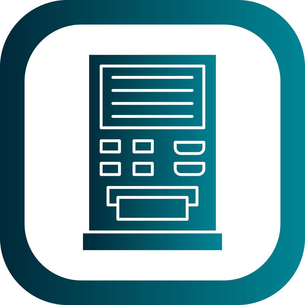 Cash Withdrawal Vector Icon Design