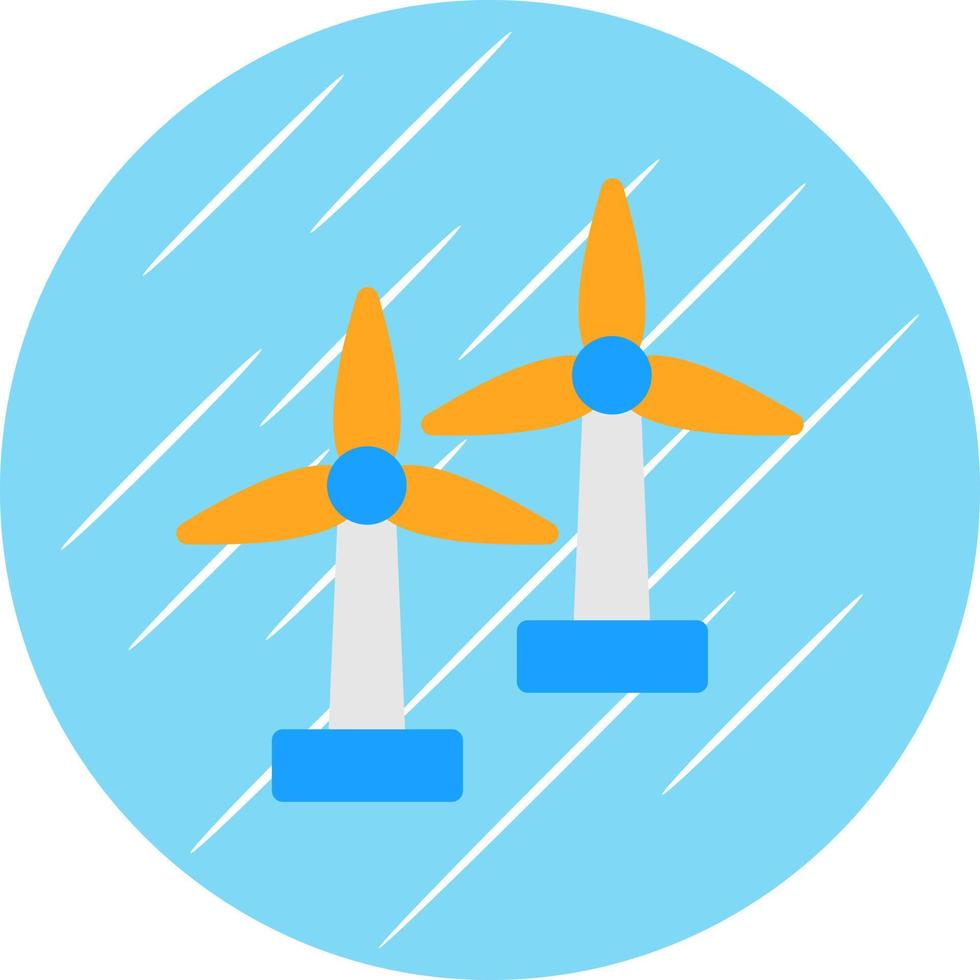 Windmill Vector Icon Design