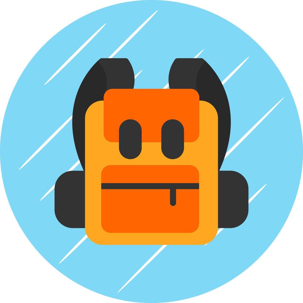 Backpack Vector Icon Design