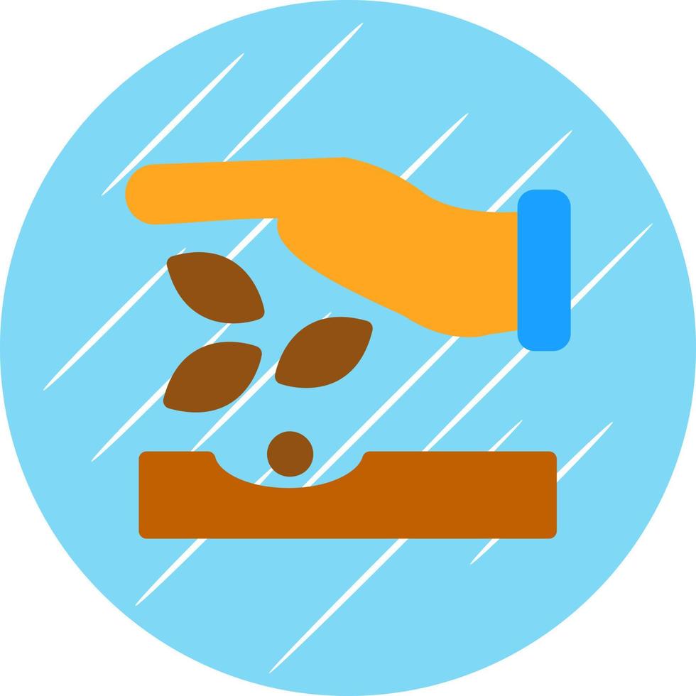 Seeding Vector Icon Design