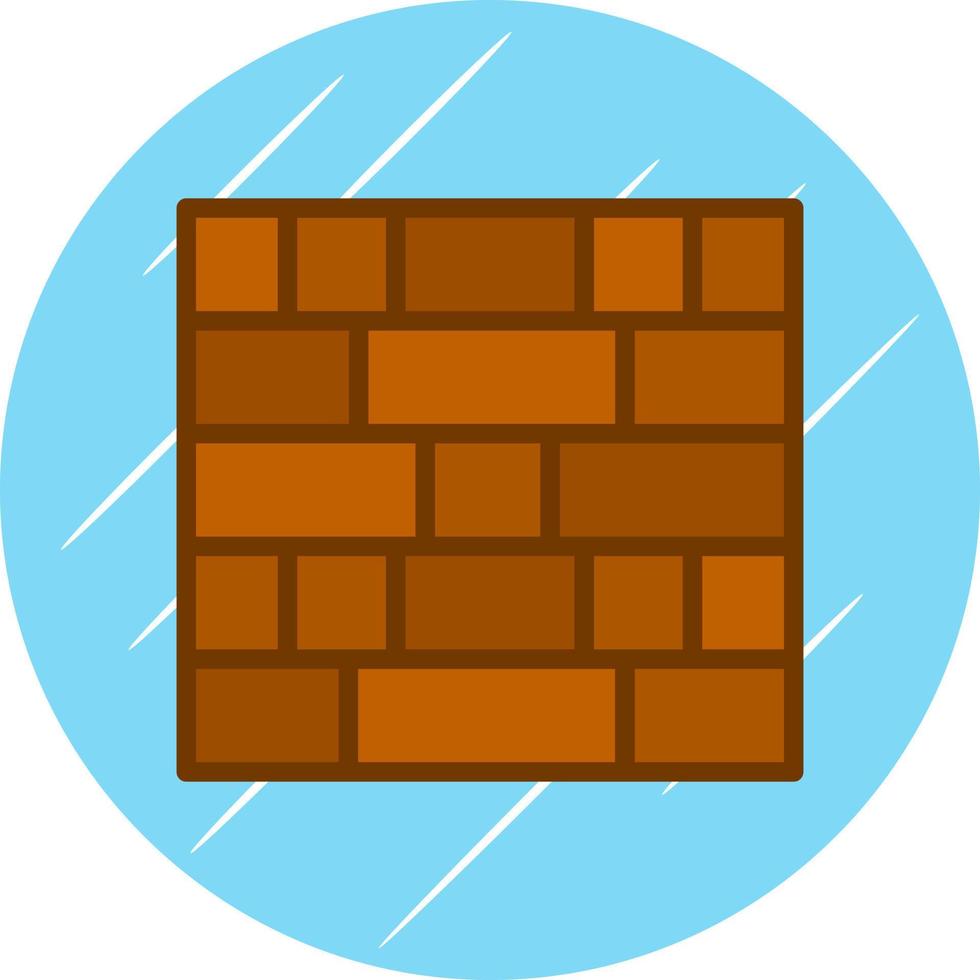 Brick Wall Vector Icon Design
