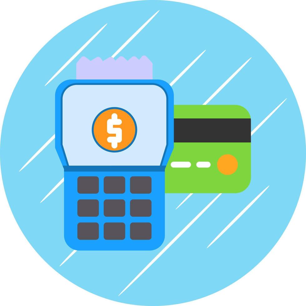 Pos Terminal Vector Icon Design