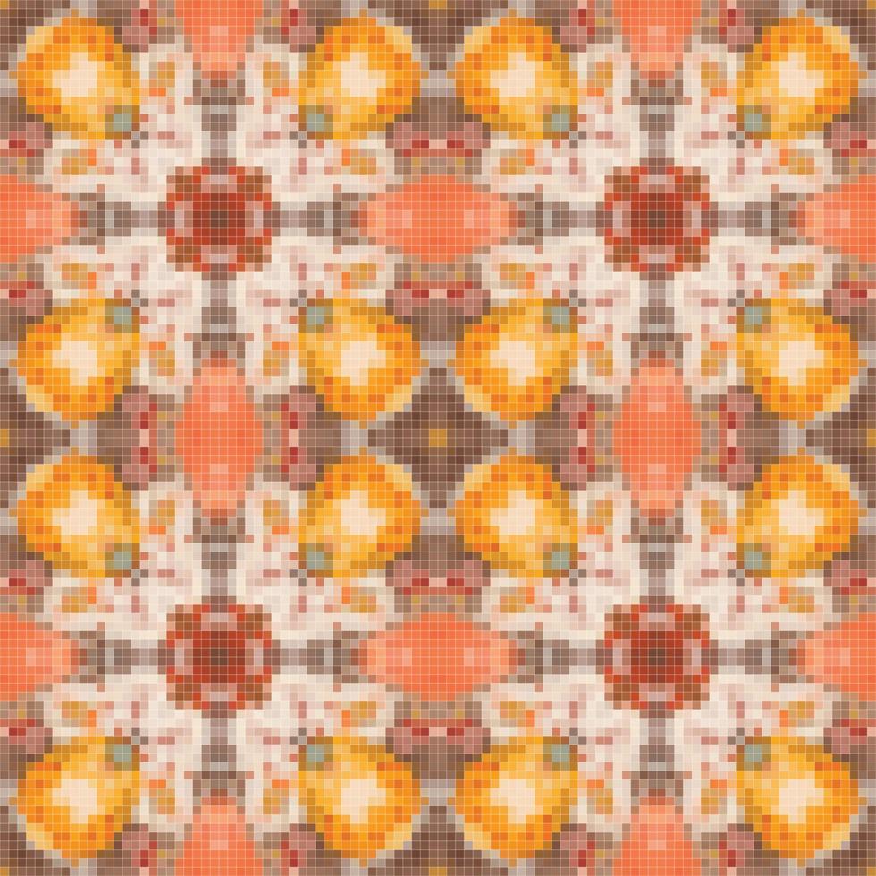 Seamless background pattern. Embroidery on fabric. Patchwork texture. Weaving. Traditional ornament. Tribal motif. Textile rapport. vector