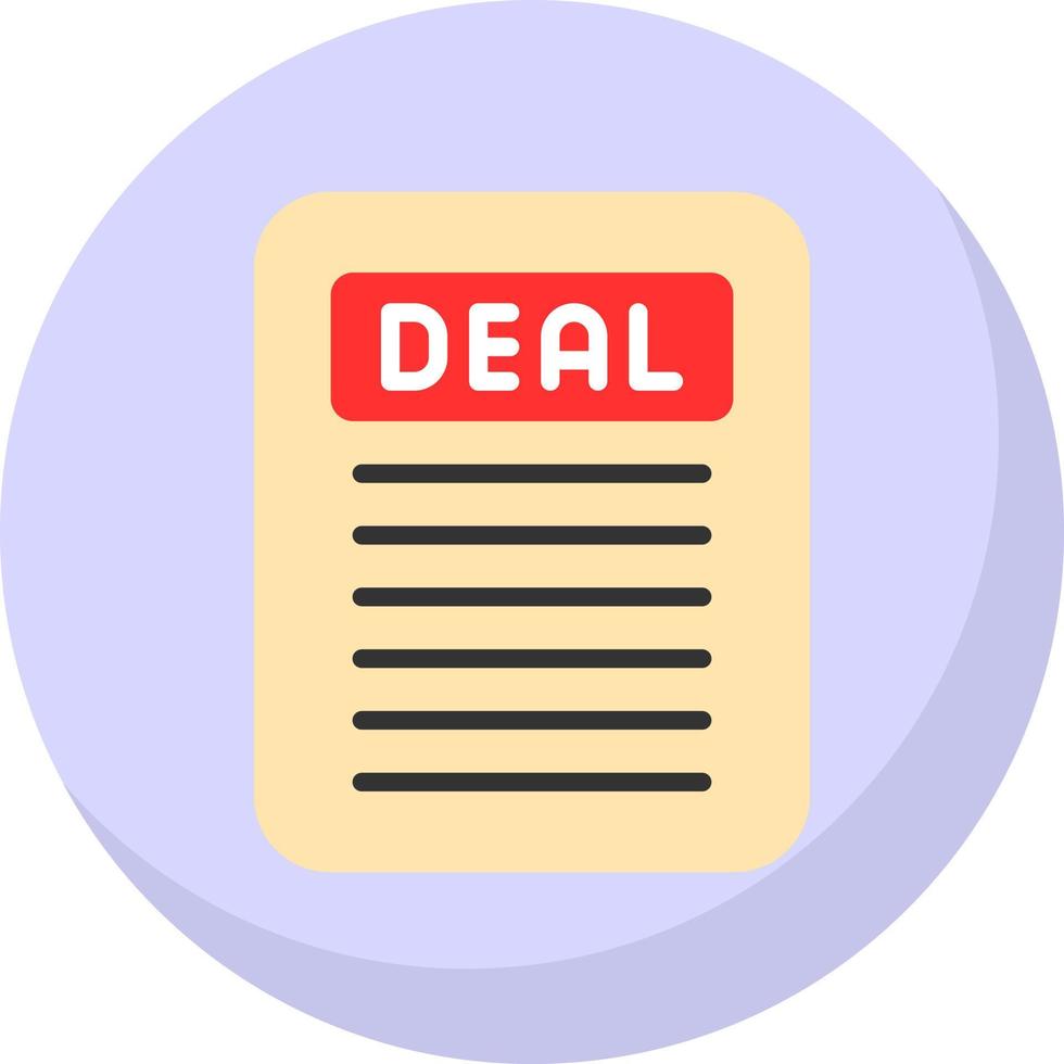 Deal Vector Icon Design