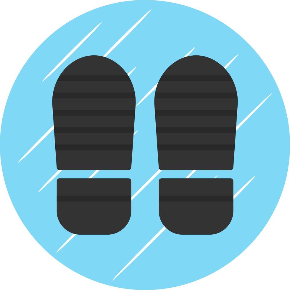 Footsteps Vector Icon Design