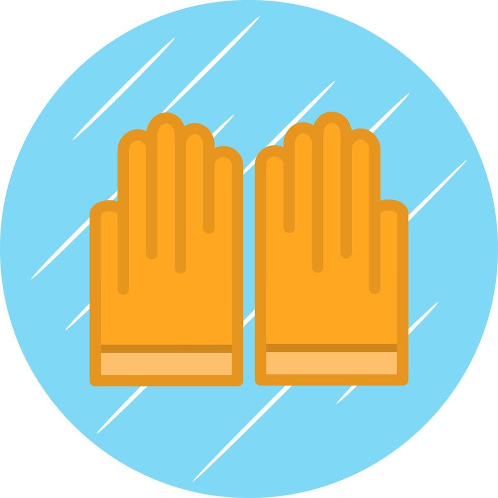 Hand Gloves Vector Icon Design