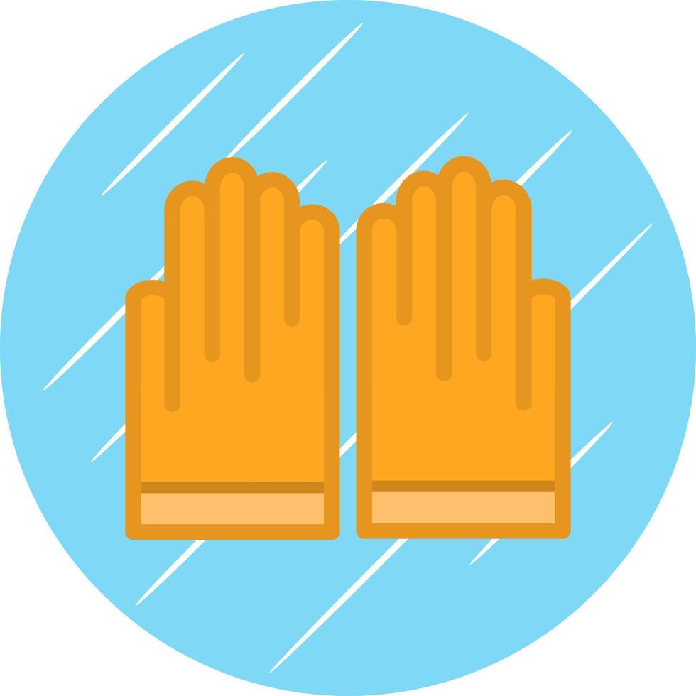 Hand Gloves Vector Icon Design