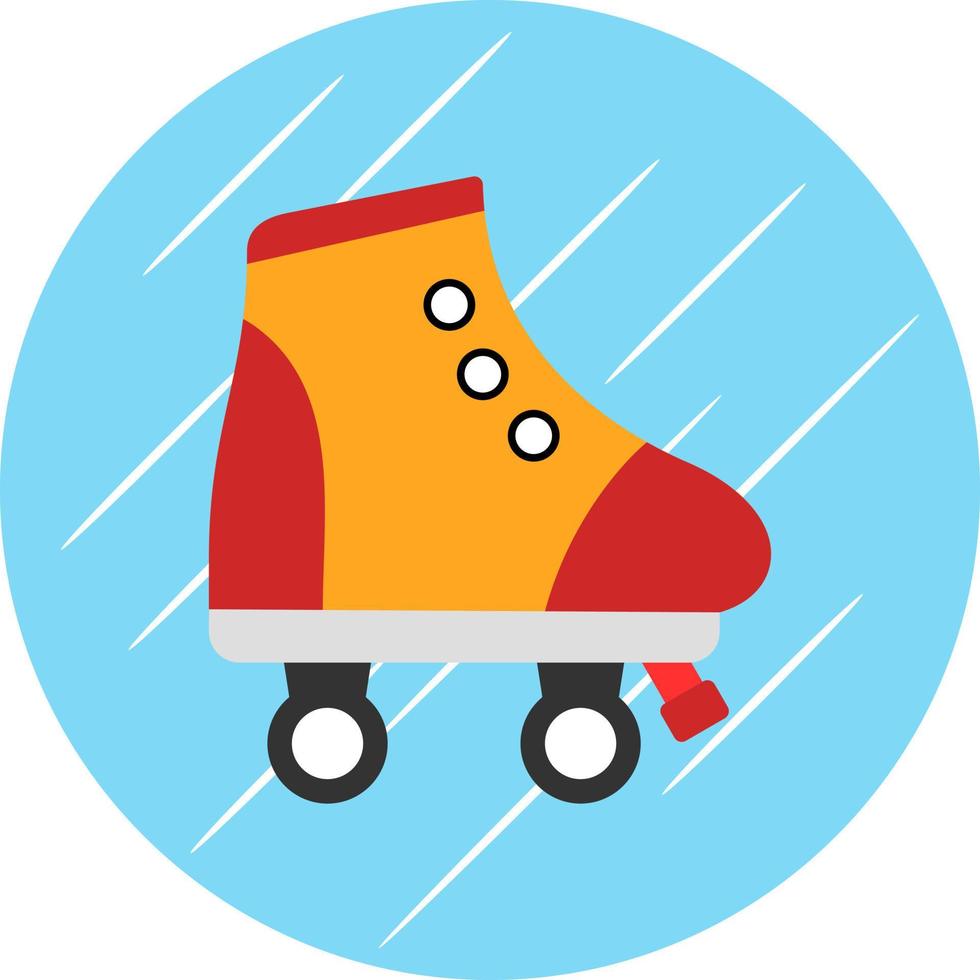 Roller Skate Vector Icon Design