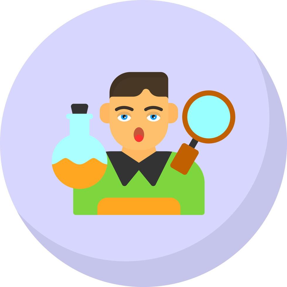 diseño de icono de vector de investigador