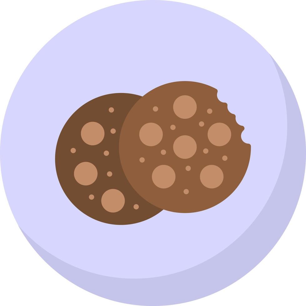 diseño de icono de vector de galletas