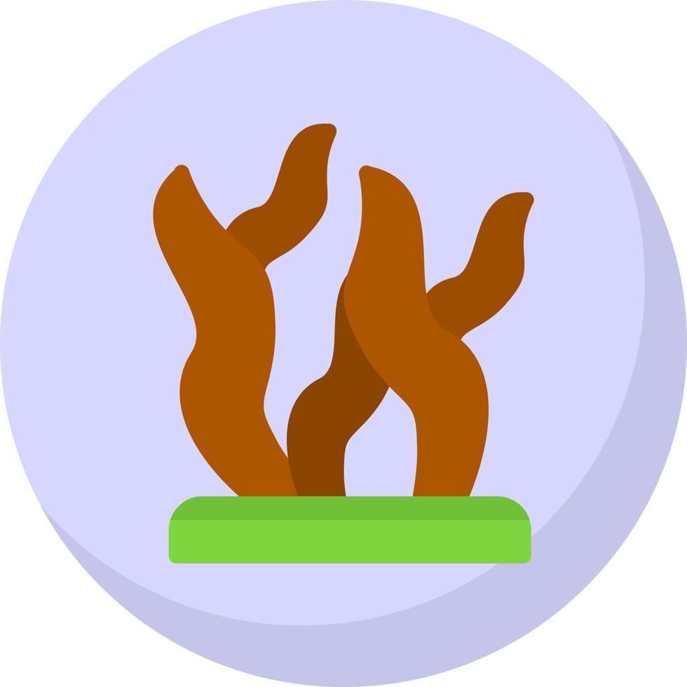 Seaweed Vector Icon Design