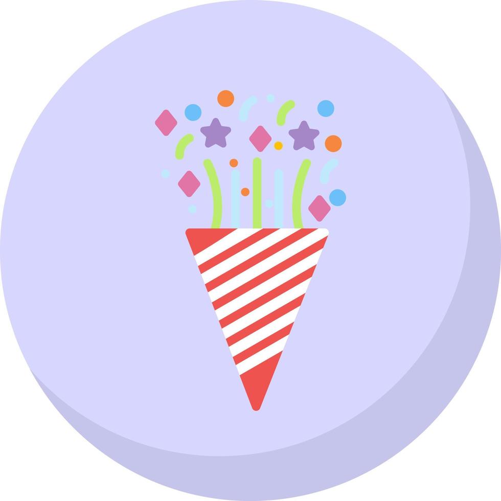 Confetti Vector Icon Design