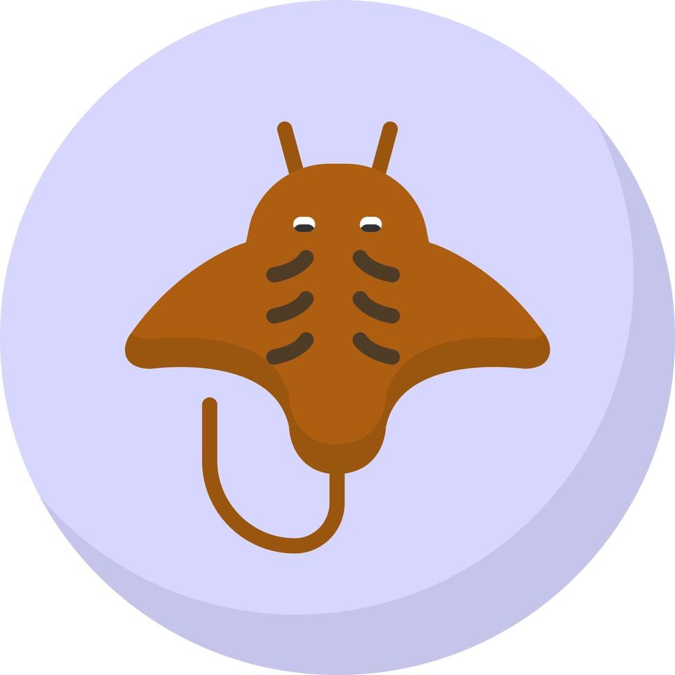 diseño de icono de vector de mantarraya