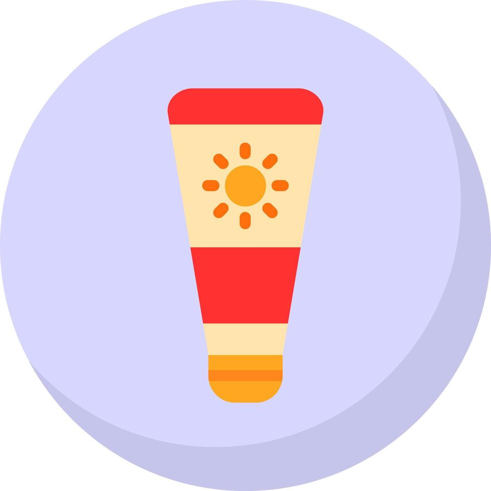 Sunscreen Vector Icon Design