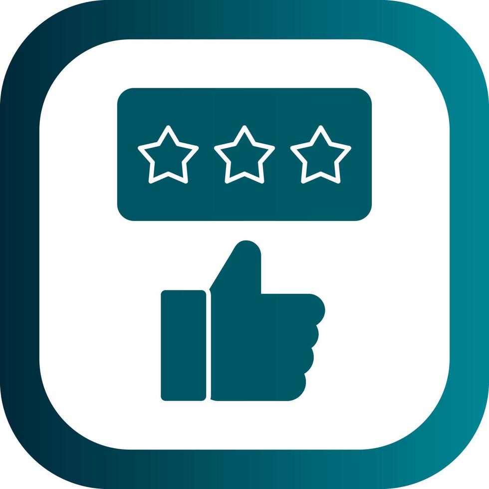 Rating Vector Icon Design