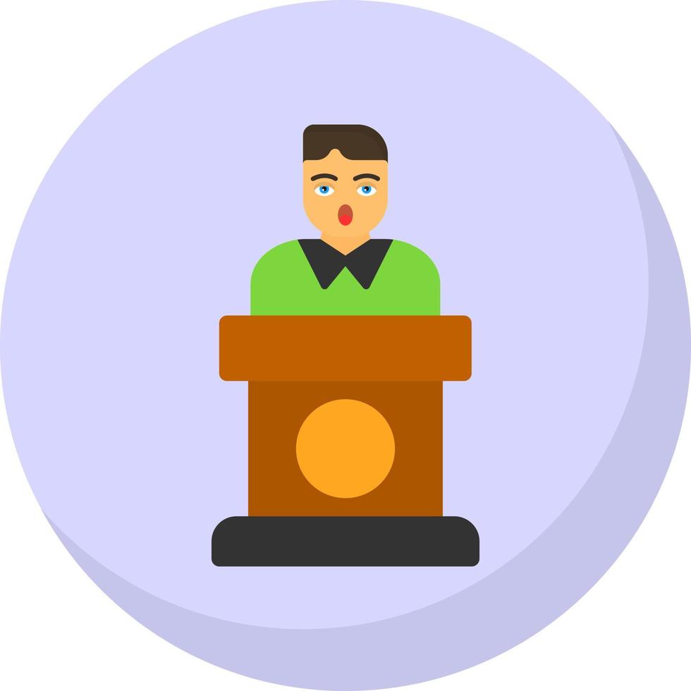 Politician Vector Icon Design