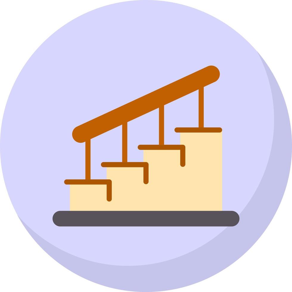 Stairs Vector Icon Design