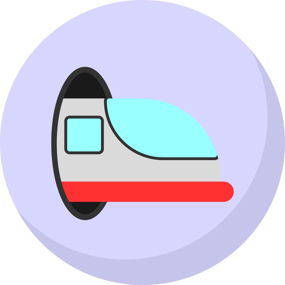 Hyperloop Vector Icon Design