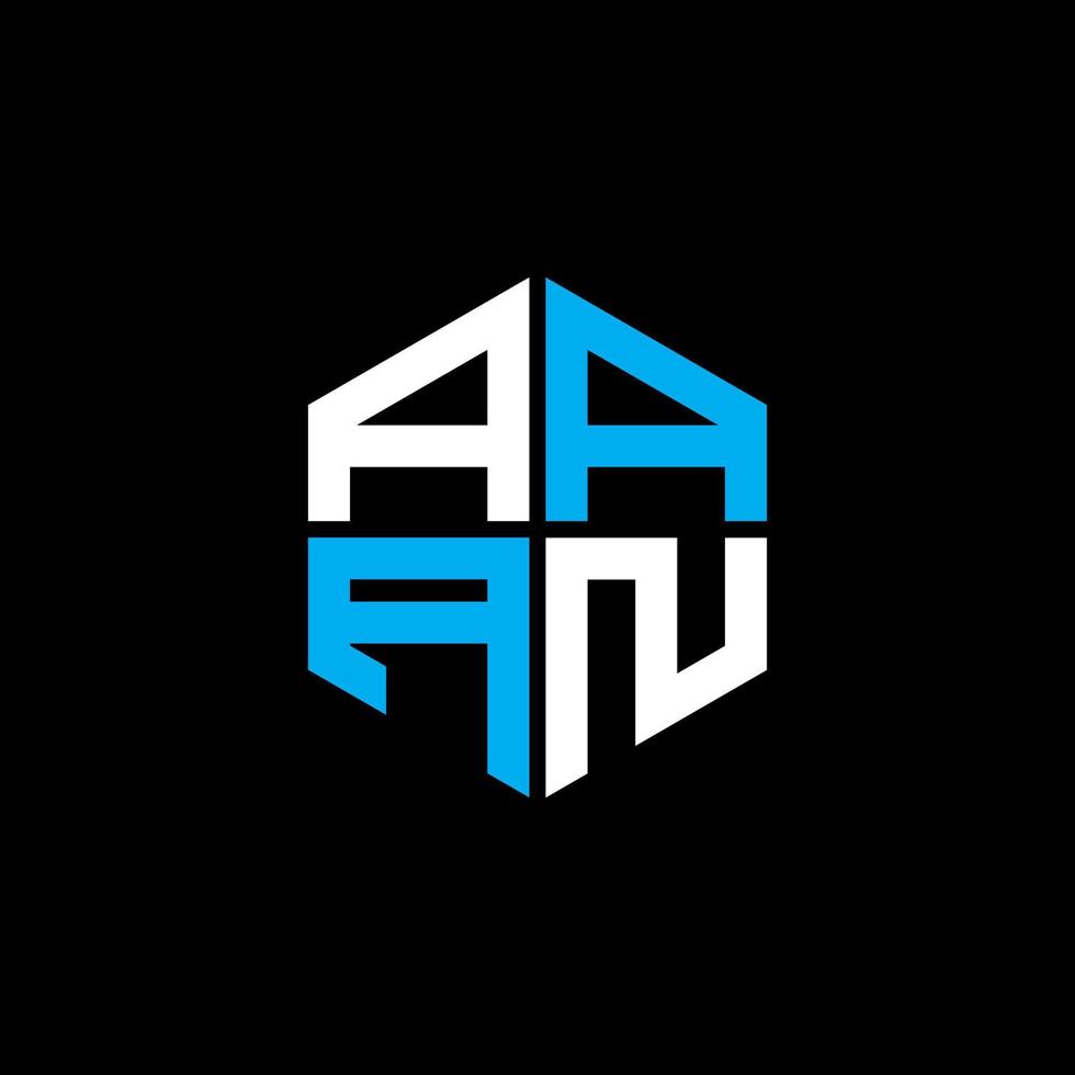AAAN letter logo creative design with vector graphic, AAAN simple and
