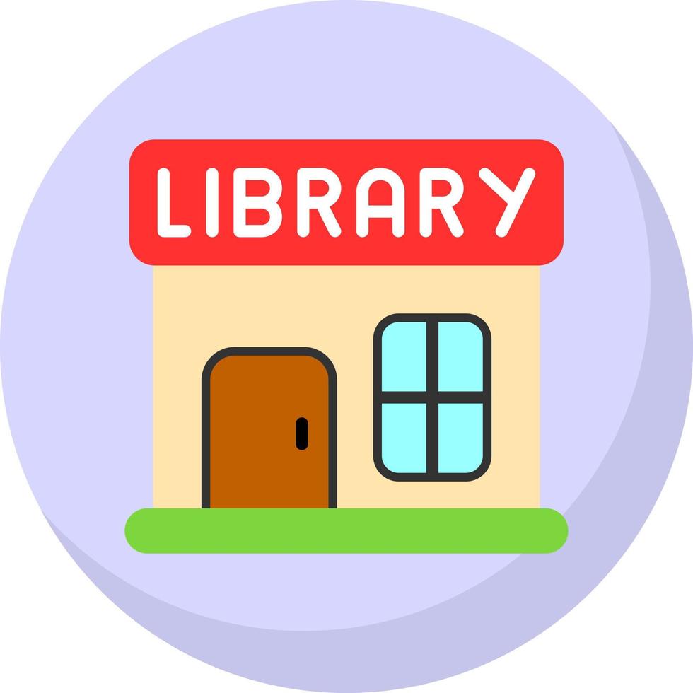 diseño de icono de vector de biblioteca