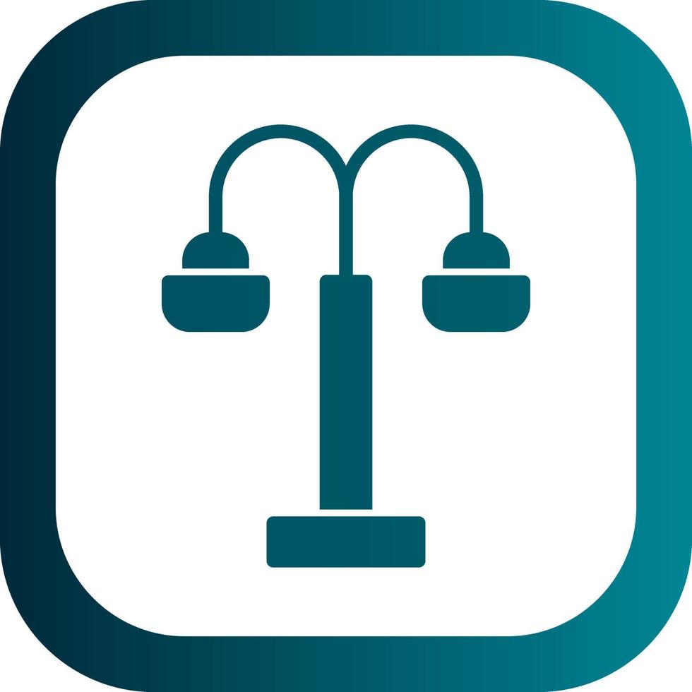 Street Light Vector Icon Design