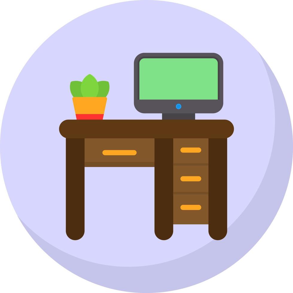 Desk Vector Icon Design