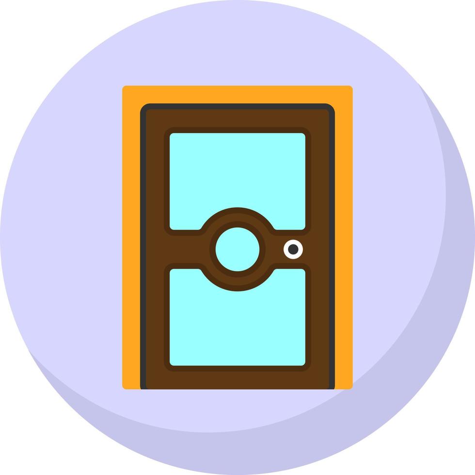 diseño de icono de vector de puerta