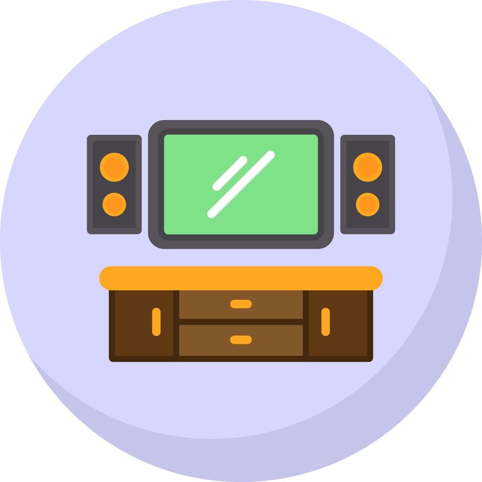 Home Theater Vector Icon Design