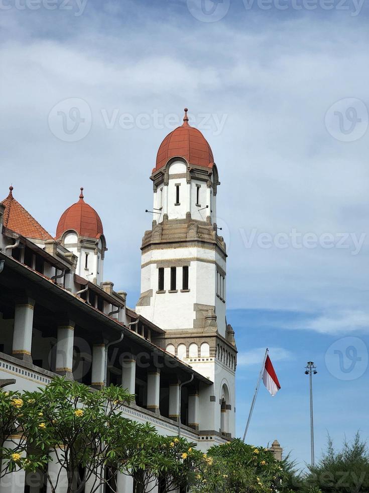 istoric building Lawang sewu in the city of Semarang, Indonesia photo