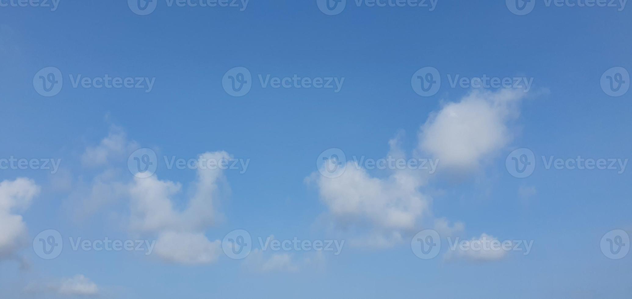 Blue sky photograph for lofi background photo