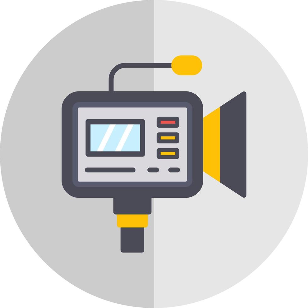 Video Camera Vector Icon Design